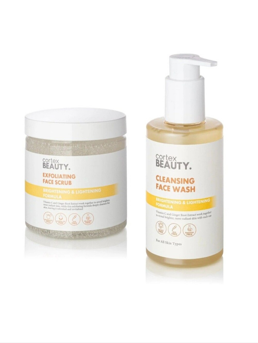 Exfoliating Face Scrub — Brightening & Lightening (White/Cream)